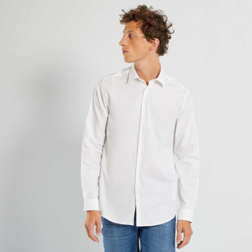 Chemise en oxford - Blanc