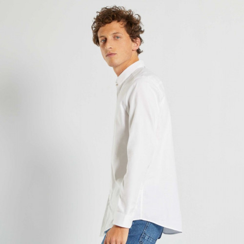 Chemise en oxford - Blanc