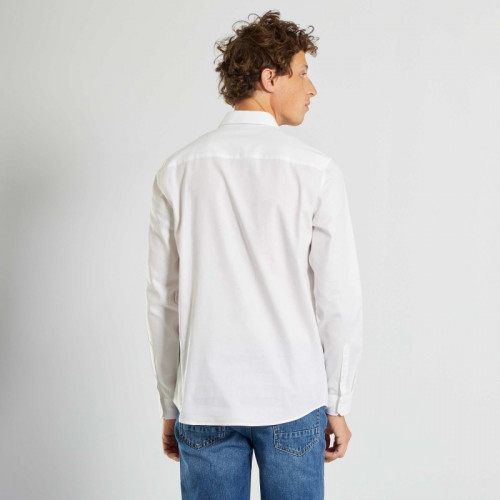 Chemise en oxford - Blanc