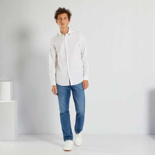 Chemise en oxford - Blanc