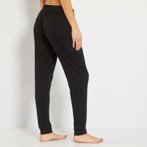 Pantalon de nuit fluide - Noir