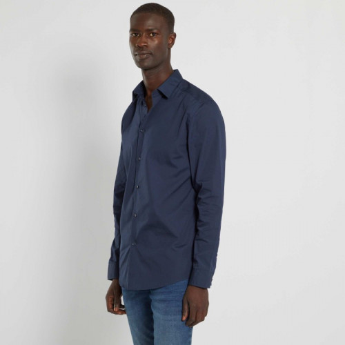 Chemise droite - Bleu noir