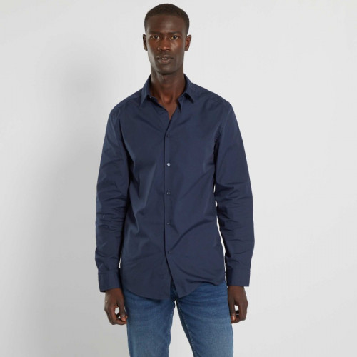 Chemise droite - Bleu noir