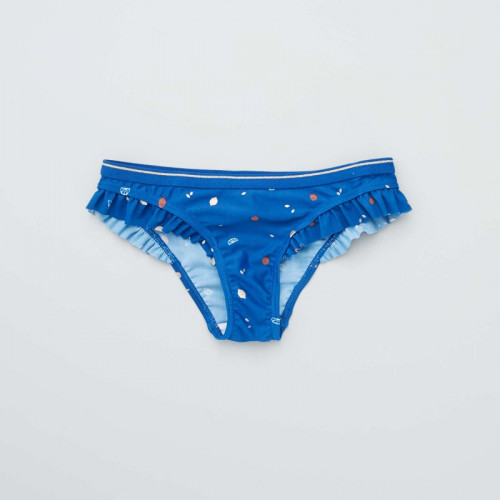 Maillot de bain 2 pièces 'motif fruits' - Bleu