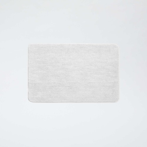 Tapis de bain ultra moelleux 40 x 60 cm - Blanc