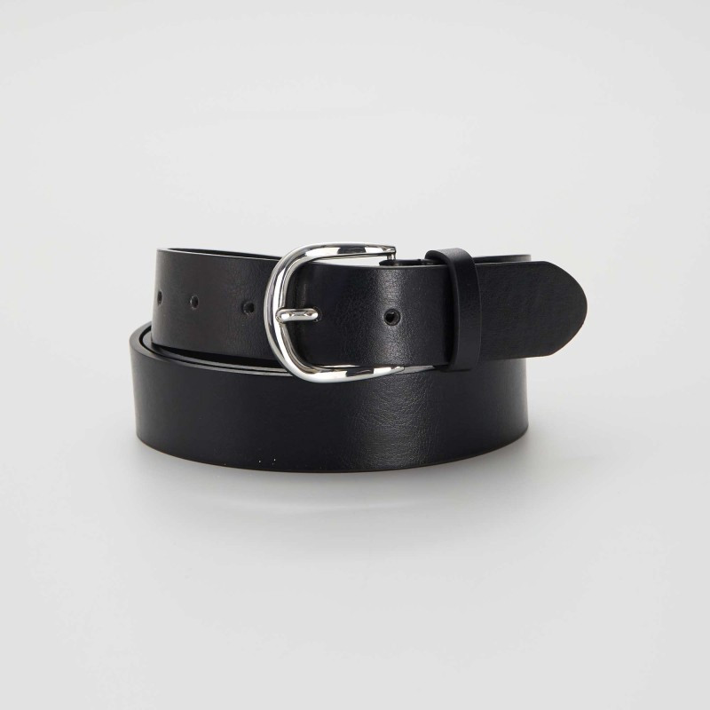 Ceinture basique en simili - Noir