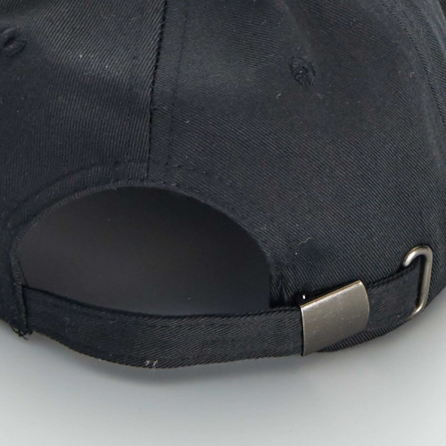 Casquette en toile unie - Noir