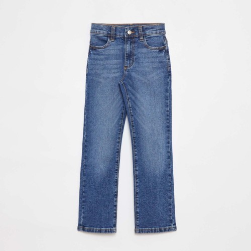 Pantalon en jean coupe droite - Coupe + ajustée - Bleu