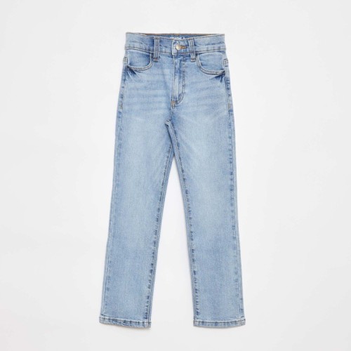 Pantalon en jean coupe droite - Coupe + ajustée - Bleu
