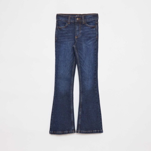 Pantalon en jean coupe flare - Coupe + confortable - Bleu