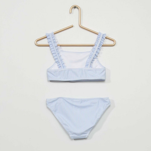 Maillot de bain 2 pièces 'Minnie' - Blanc/bleu